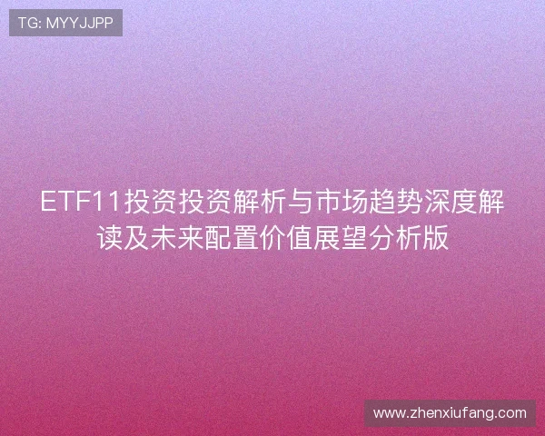 ETF11投资投资解析与市场趋势深度解读及未来配置价值展望分析版